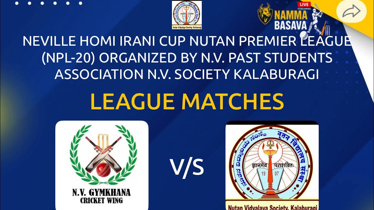 N.V. Gymkhana Cricket Wing Kalaburagi vs N.V. Degree College Cricket Club Kalaburagi |MATCH NO : 5||