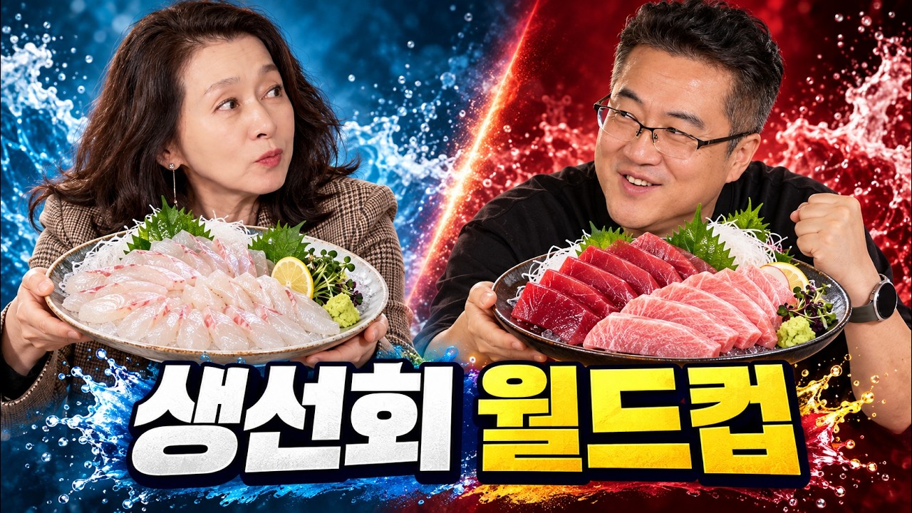 죽기 직전에 딱 한 접시만 먹을 수 있다면? 생선회 월드컵 시작합니다!(f.문희경 배우)