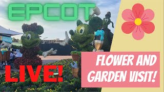 LIVE: Epcot | Flower & Garden Festival | Disney World Livestream | 4/6/2024