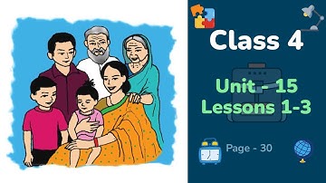 Class 4 English | Unit 15 | Lessons 1-3 | Sagar and his family