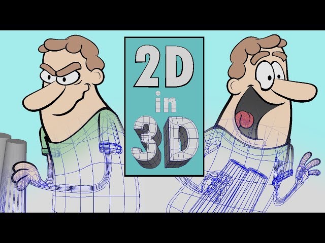 2D In 3D - Character Rig - Maya - Youtube