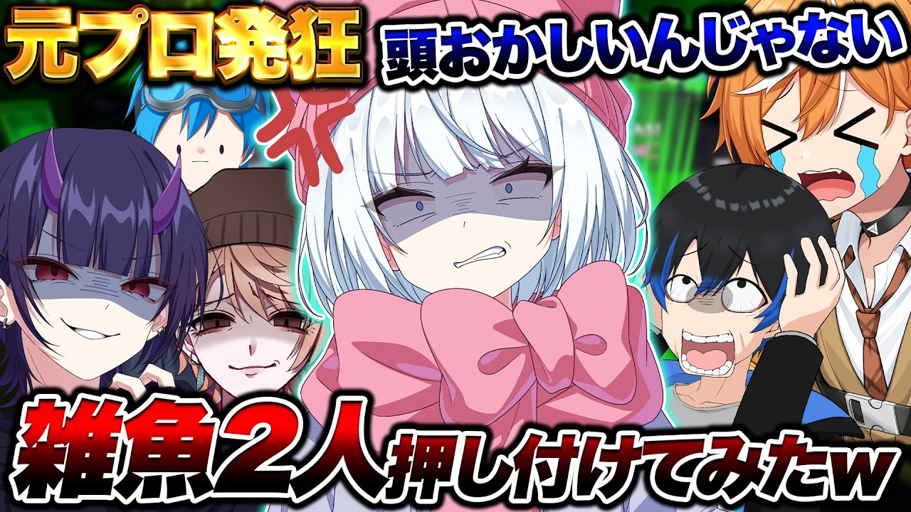 「二度とお前らと組まない」雑魚2人を元プロと組ませてみた【スプラトゥーン3 splatoon3】【Vtuber】