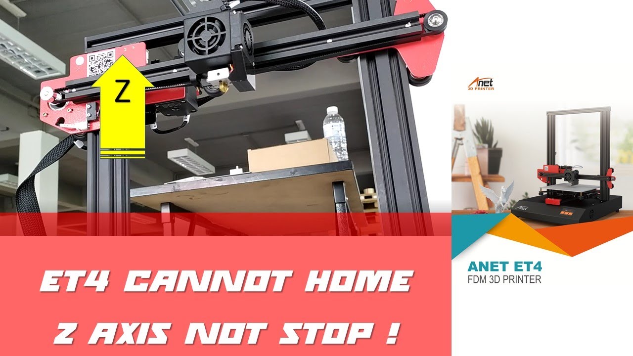 ET4 Cannot HOME - - Z axis not STOP !