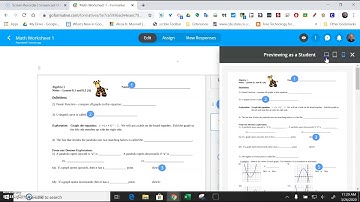 Self Grading Worksheets with GoFormative