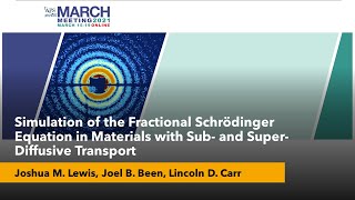 Simulation of Fractional Schrödinger Equation in Materials with Sub- and Super-Diffusive Transport