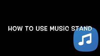 How to Use Music Stand
