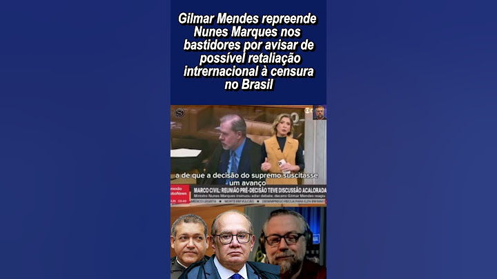 Gilmar Mendes reprimands Nunes Marques behind the scenes