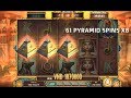 Legacy of Egypt slots big win with 61 pyramic freespins x8 multiplier