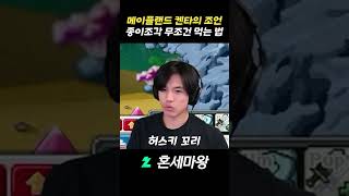 켄타의조언 공략 #혼세마왕 #메이플랜드 #크루세이더 #켄타의조언 #아쿠아리움
