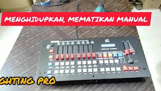 CARA MENGAKTIFKAN DAN MEMATIKAN PROGRAM MANUAL DISCO 240