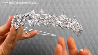 Rhinestone Flower Headband  from Hair Comes the Bride