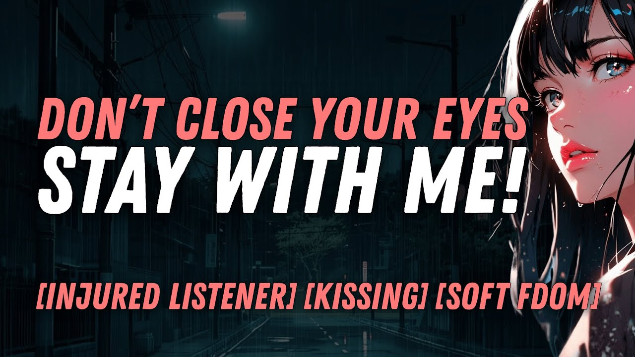 [F4M] Your Rival Races To Save You After You Collapse In The Rain [Injured Listener][Kissing]