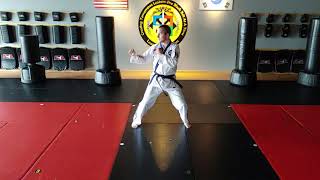 2nd Degree Black Belt Form (Jung Yul) - Talkthrough