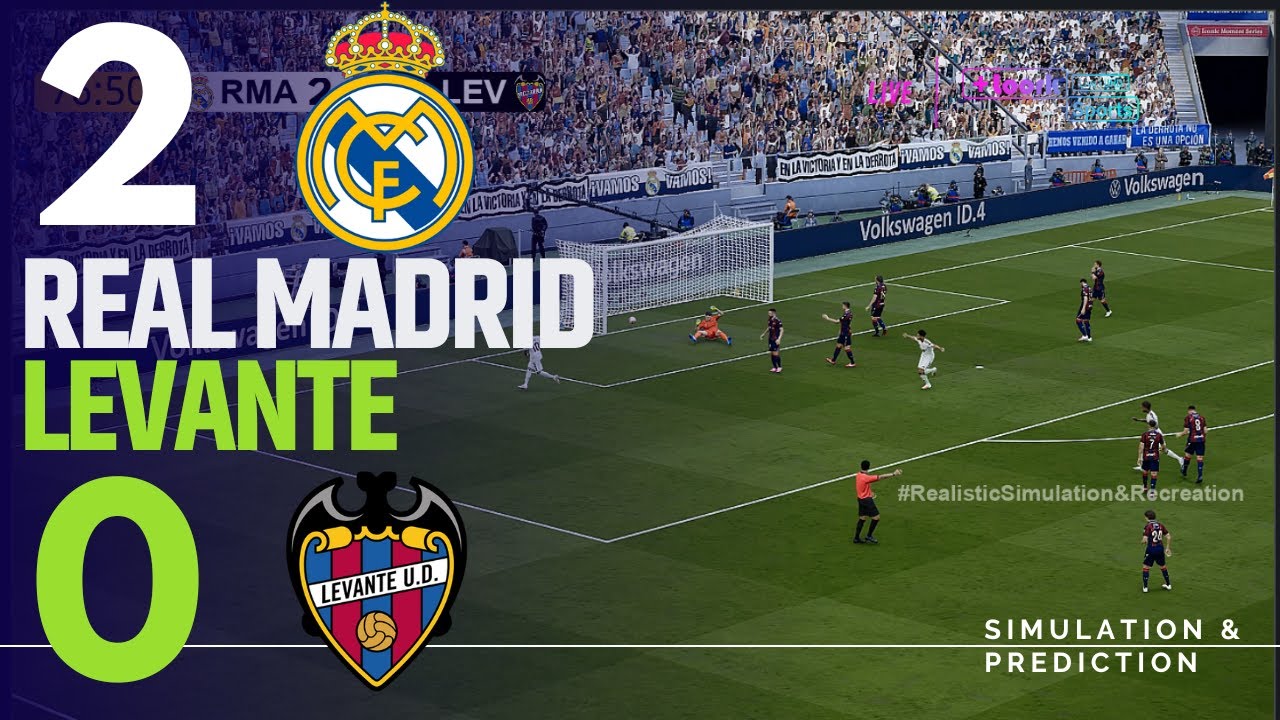 REAL MADRID  vs. LEVANTE 🔴 | LALIGA 2025-2026 | Full Match Simulation/Recreation