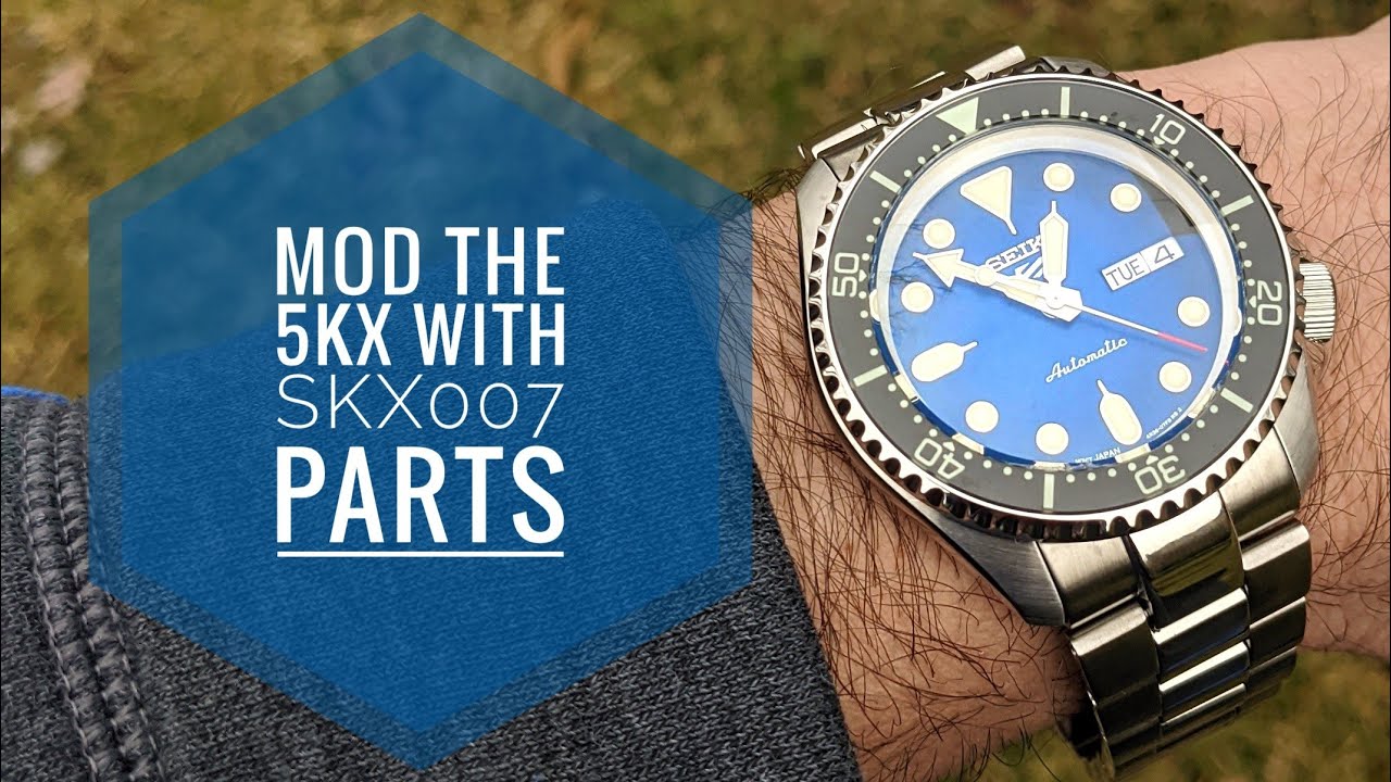 Can you mod a Seiko 5 (5KX) SKX007 Parts? Let's find out! - YouTube