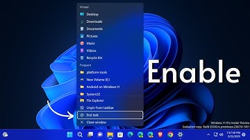 Windows 11 End Task in Taskbar Enable | 2023