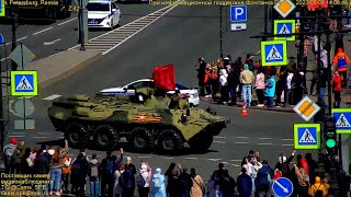 Петербуржцам вновь показали какая техника будет на параде Победы 9 мая 2023.