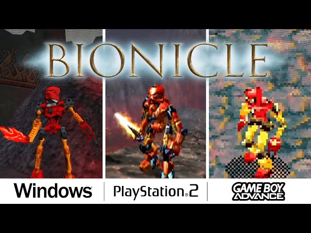 Comparing Every Version of Bionicle: The Game (2003) - YouTube
