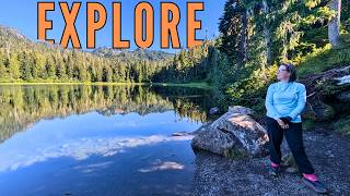 I Found a Hidden Lake in the Woods! Olympic National Park