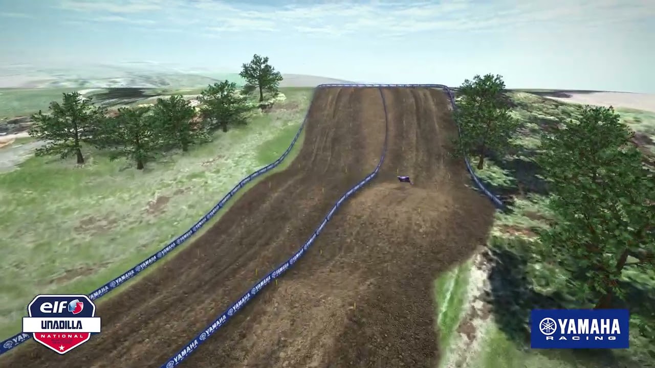 Yamaha Animated Track Map - Unadilla National 2024