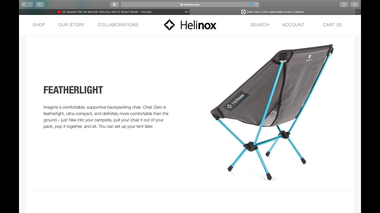 Helinox Chair Zero The lightest camp chair ever??? YouTube