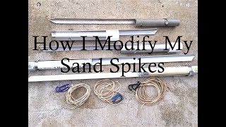 HOW TO MODIFY SHORE CASTING SAND SPIKES! 