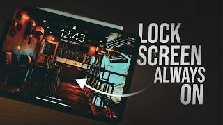 How to Keep Lock Screen Always On iPad