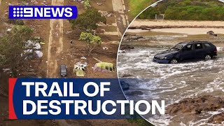 The Great Ocean Road Re-Opens After Extreme Flash Flooding 9 News Australia