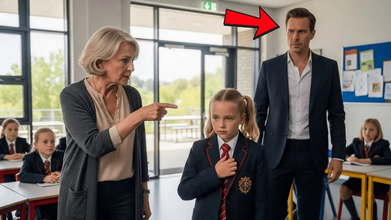 Der CEO Kam Zur Mittagszeit Zur Schule Seiner Adoptivtochter — Was Er Dort Sah Schockierte Ihn