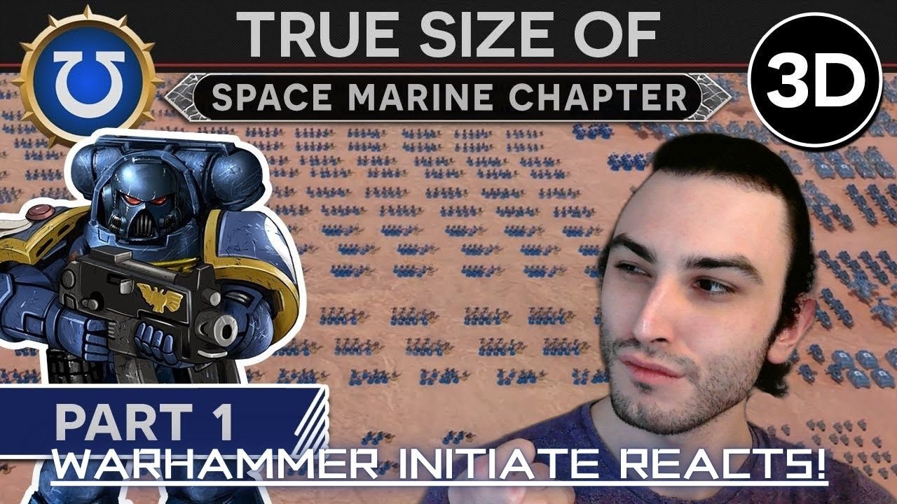 1000 GOOD MEN - True Size of a Space Marine Chapter - WARHAMMER INITIATE REACTS!