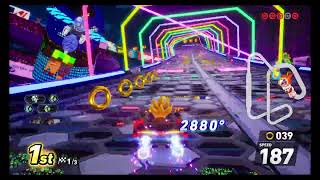 sonic racing crossworlds (unlocking super sonic) @callum273b