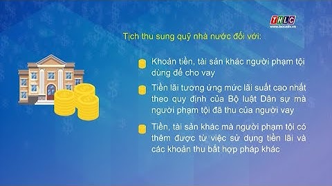 Hướng dẫn về tội cho vay nặng lãi