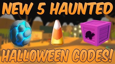 *NEW* 5 HAUNTED HALLOWEEN CODES! (Roblox Mining Simulator)