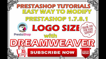 PRESTASHOP 1.7.8.1 LOGO SIZE EASY WAY FIX