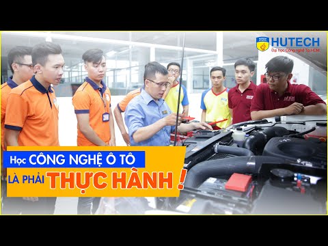 Video Sinh viên ngành Công nghệ kỹ thuật ô tô HUTECH - youtube