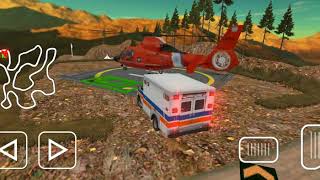 Police Helicopter Off Road Ambulance Simulator 2020 - Police Helicopter Pilot - Android Gameplay screenshot 1