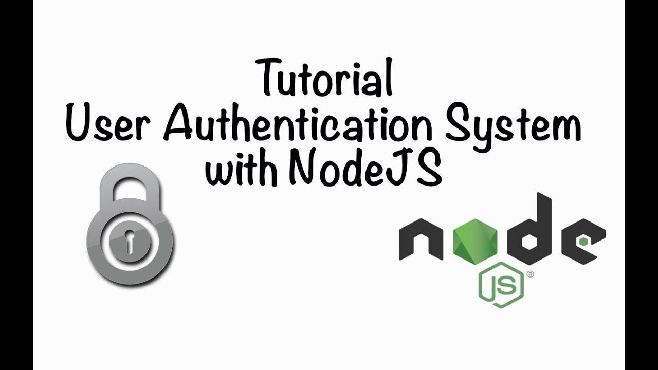 Tutorial User Authentication System with NodeJS - Prelude - YouTube