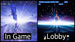Fortnite Black Hole Suction In Sync (The End Live Event\/Lobby Event)