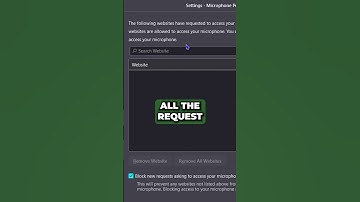 How To Enable Microphone in Firefox #shorts