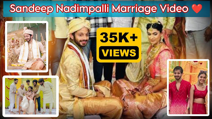 Sandeep Nadimpalli Marriage Video 2025 l #sandeepnadimpalli #sv24 #newvideo #2025 #marriagevideo