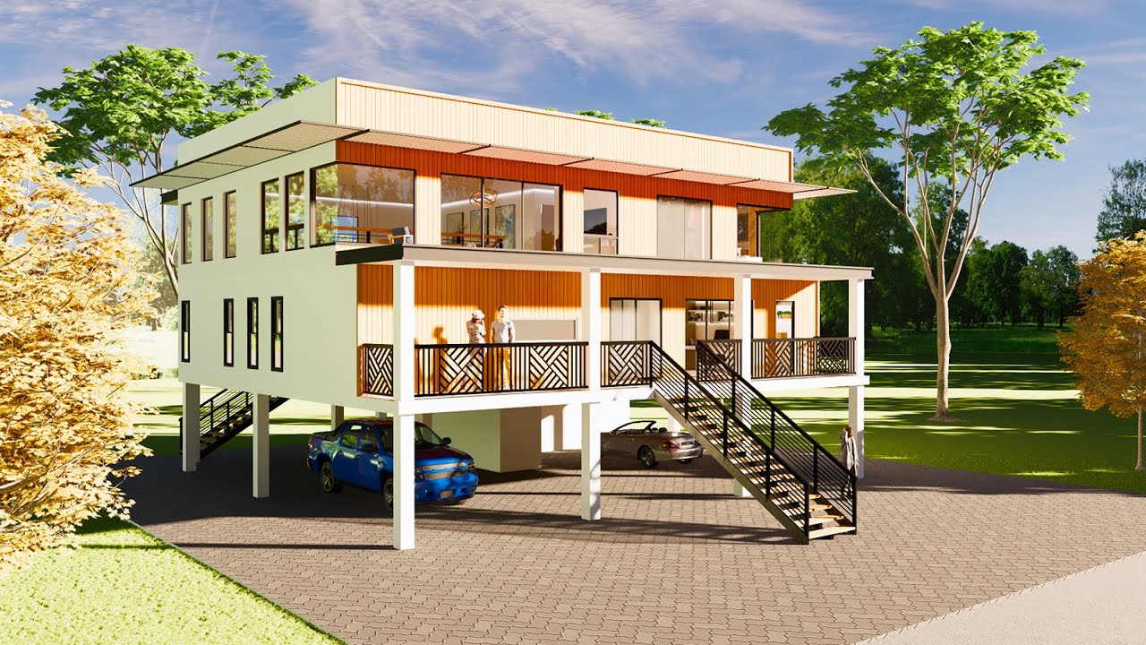 Modern Tropical House Design - YouTube
