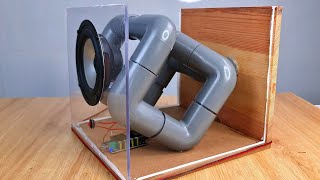 DIY Very Powerful Subwoofer with PVC pipe
