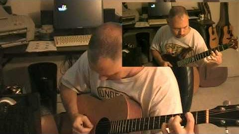 September - Daughtry (split screen guitar cover)