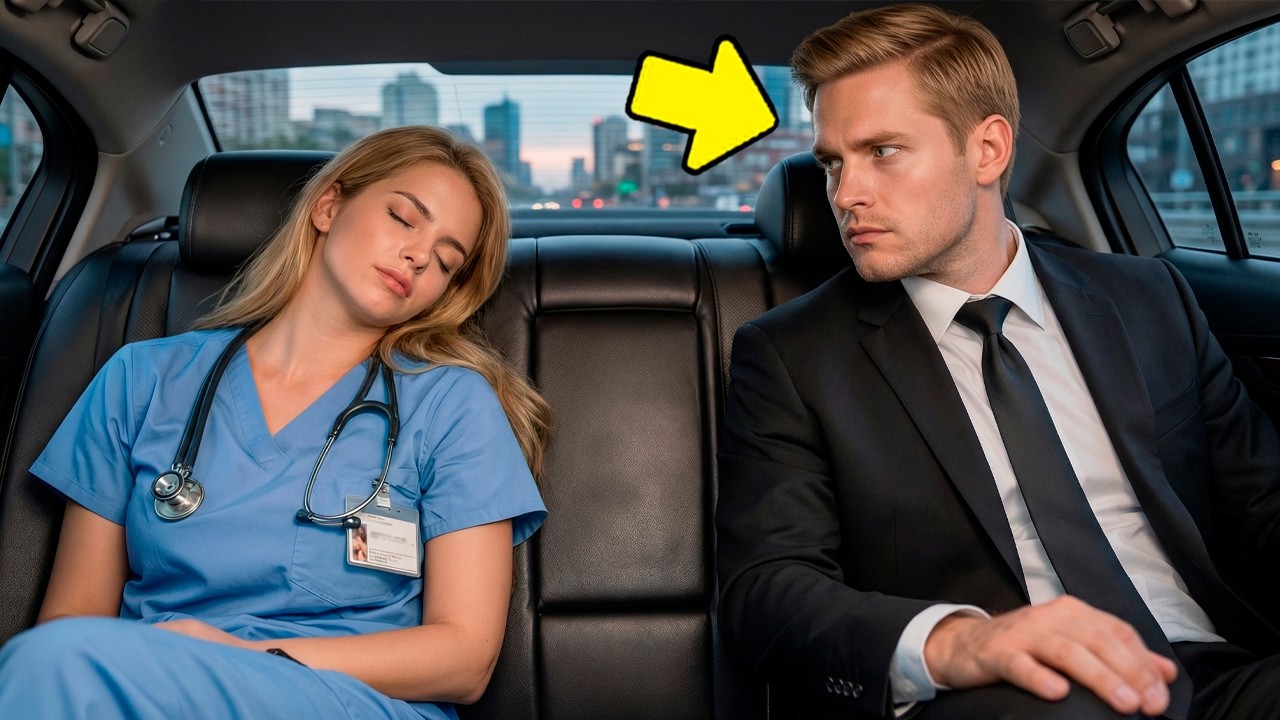 Wyczerpana pielęgniarka wsiada do złego auta… Milioner ją upokarza, nie wiedząc, kim jest…