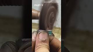 How to Make a Turquoise Inlay Sterling Silver Ring | Handmade Jewelry | Part (9) Making A Tree Branch Ring With Turquoise A Silversmithing Tutorial