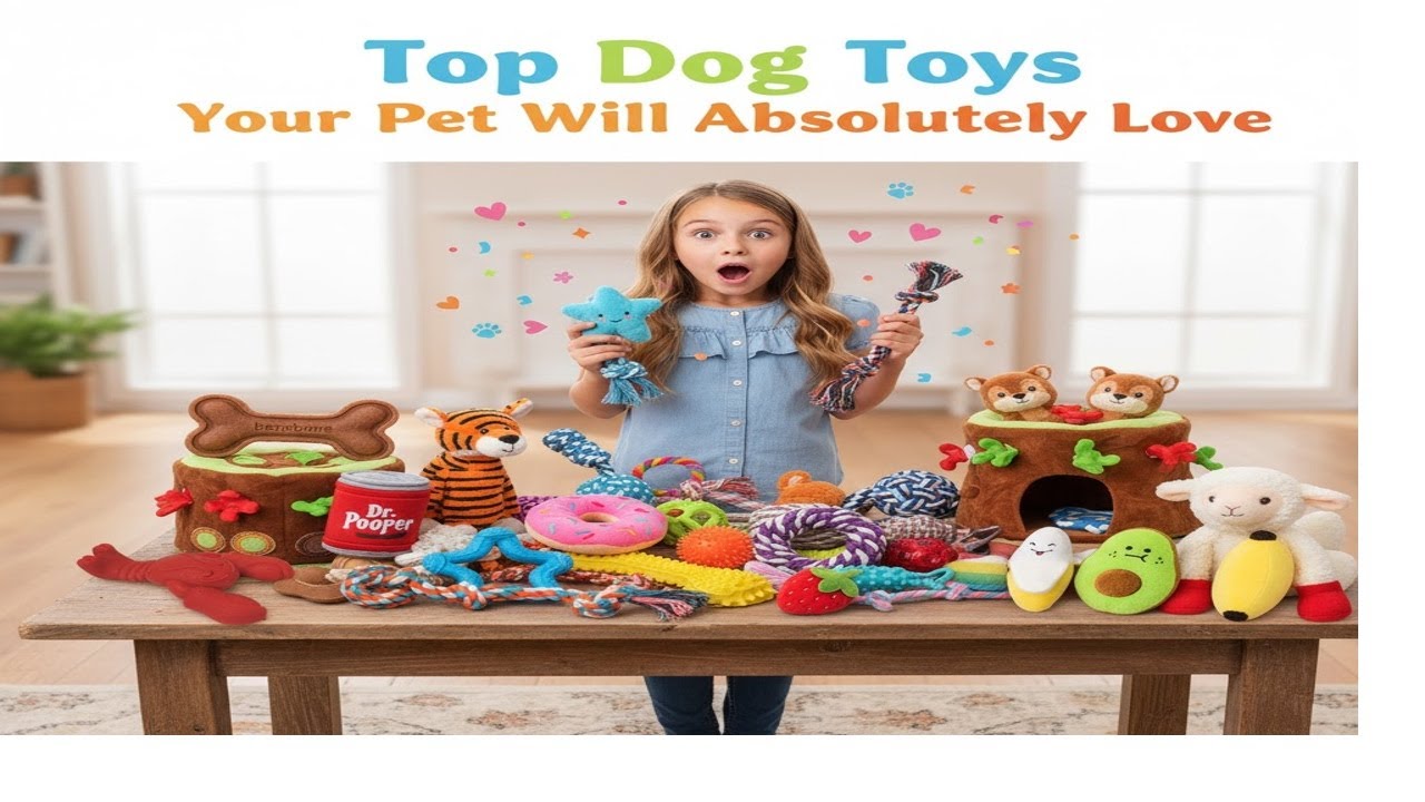 Top Dog Toys Your Pet Will Absolutely Love