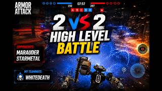 DUO vs DUO de ALTO NIVEL en Armor Attack 🔥💀 | Gameplay PRO screenshot 5