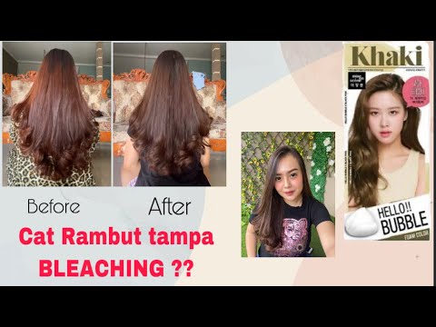 Warnain rambut  tanpa BLEACHING  HASILNYAAA KEREN  