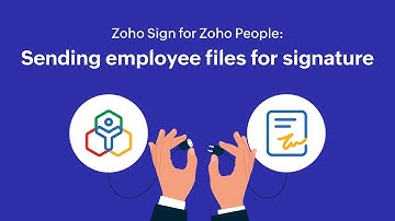 eSign for Zoho People- Sending documents for signatures from Employee files | Zoho Sign