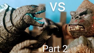 Godzilla vs King Kong. part two (stop motion)